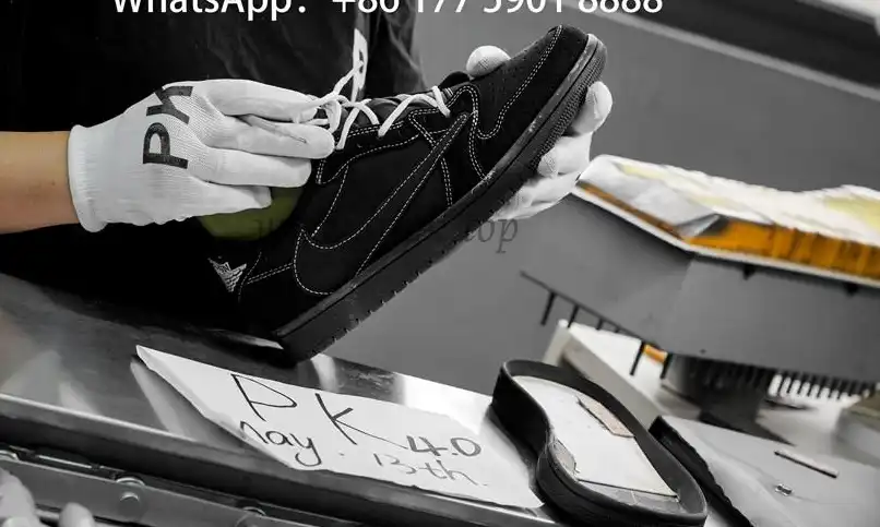 PK 4.0 Jordan 1 Retro Low OG SP Travis Scott Black Phantom RETAIL MATERIALS READY TO SHIP