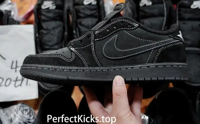 PK 4.0 Jordan 1 Retro Low OG SP Travis Scott Black Phantom RETAIL MATERIALS READY TO SHIP