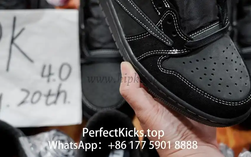 PK 4.0 Jordan 1 Retro Low OG SP Travis Scott Black Phantom RETAIL MATERIALS READY TO SHIP