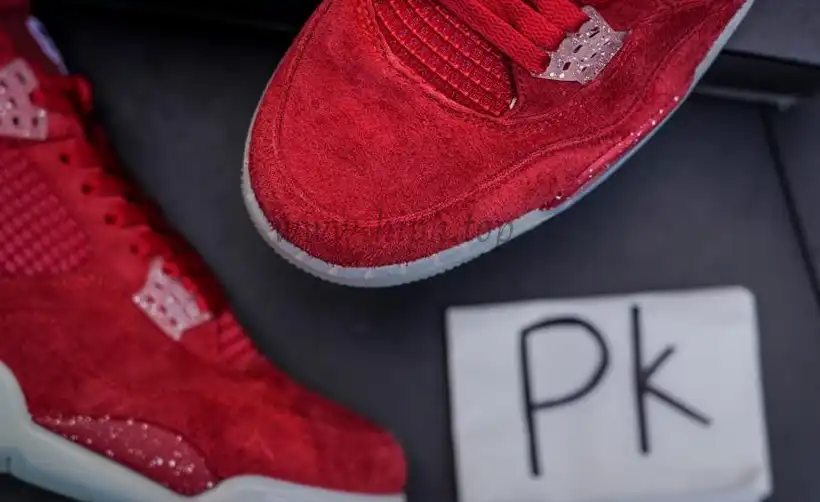 PK GOD Jordan 4 Retro Oklahoma Sooners PE retail materials ready to ship