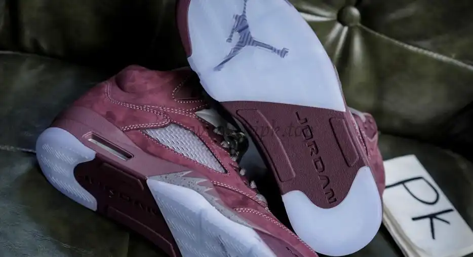 PK GOD Jordan 5 Retro Burgundy 2023 RETAIL MATERIALS READY TO SHIP