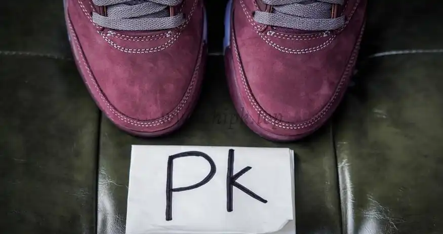 PK GOD Jordan 5 Retro Burgundy 2023 RETAIL MATERIALS READY TO SHIP