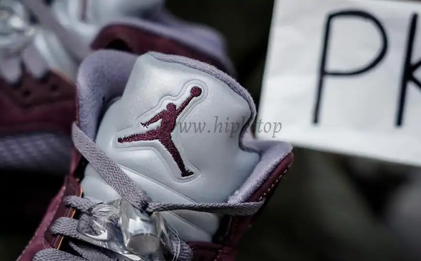 PK GOD Jordan 5 Retro Burgundy 2023 RETAIL MATERIALS READY TO SHIP