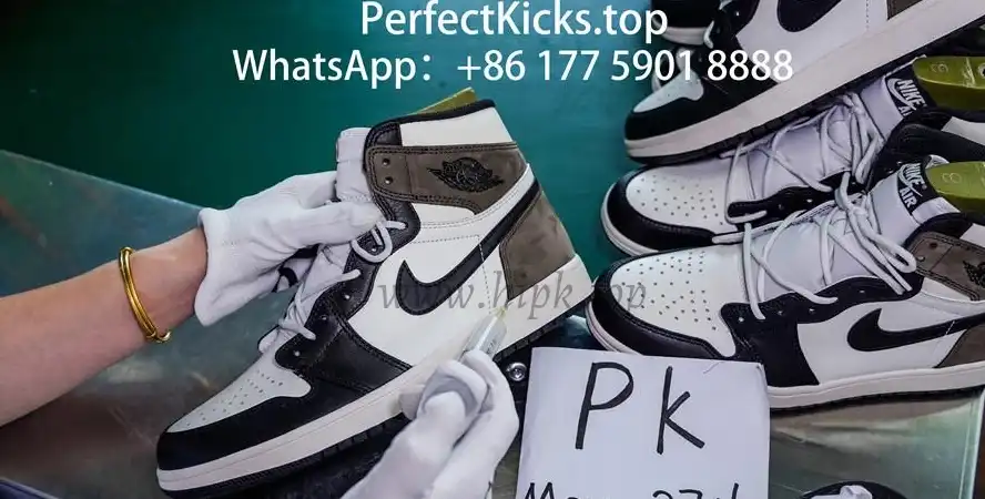 PK 4.0 Air jordan 1 High OG “Dark Mocha”retail materials ready to ship