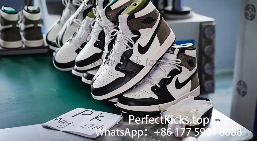 PK 4.0 Air jordan 1 High OG “Dark Mocha”retail materials ready to ship