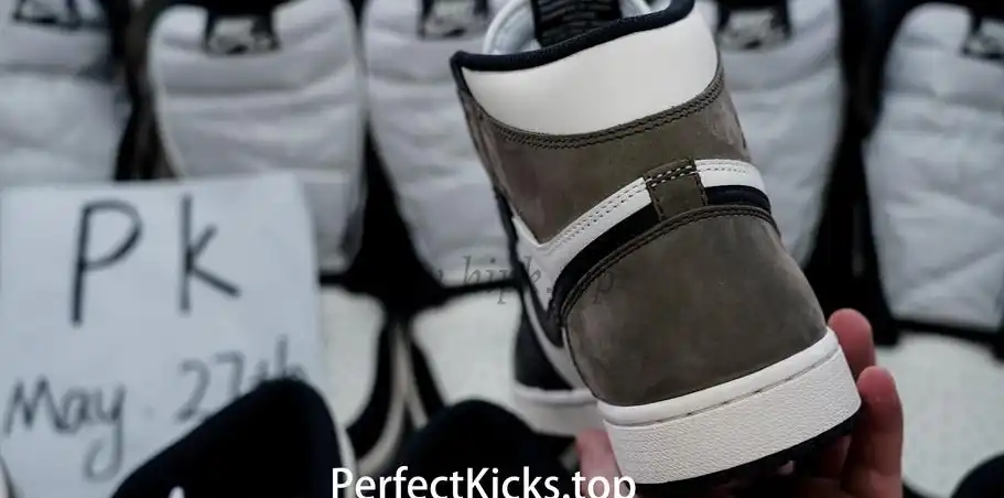 PK 4.0 Air jordan 1 High OG “Dark Mocha”retail materials ready to ship