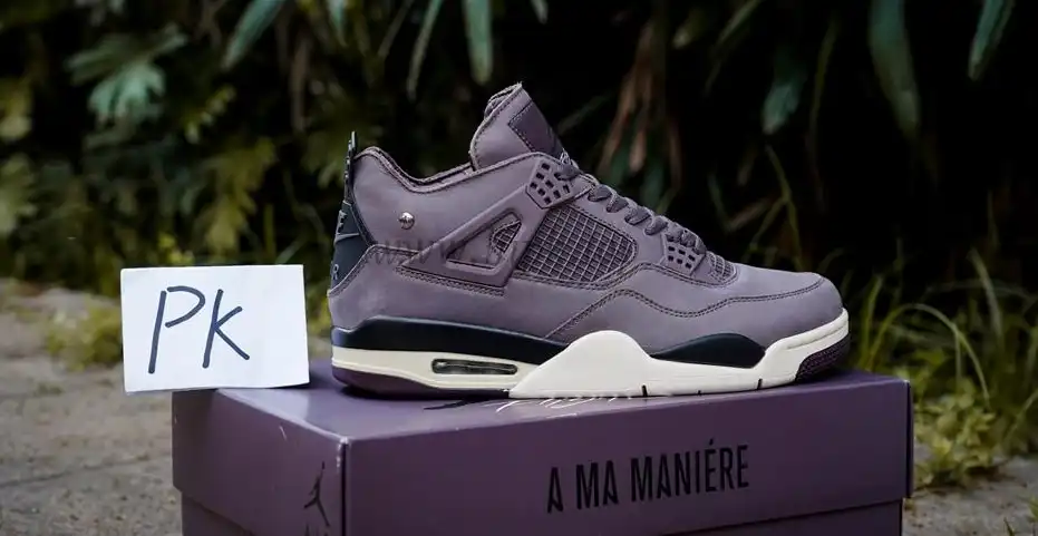 PK GOD Jordan 4 Retro A Ma Maniére Violet Ore RETAIL MATERIALS READY TO SHIP