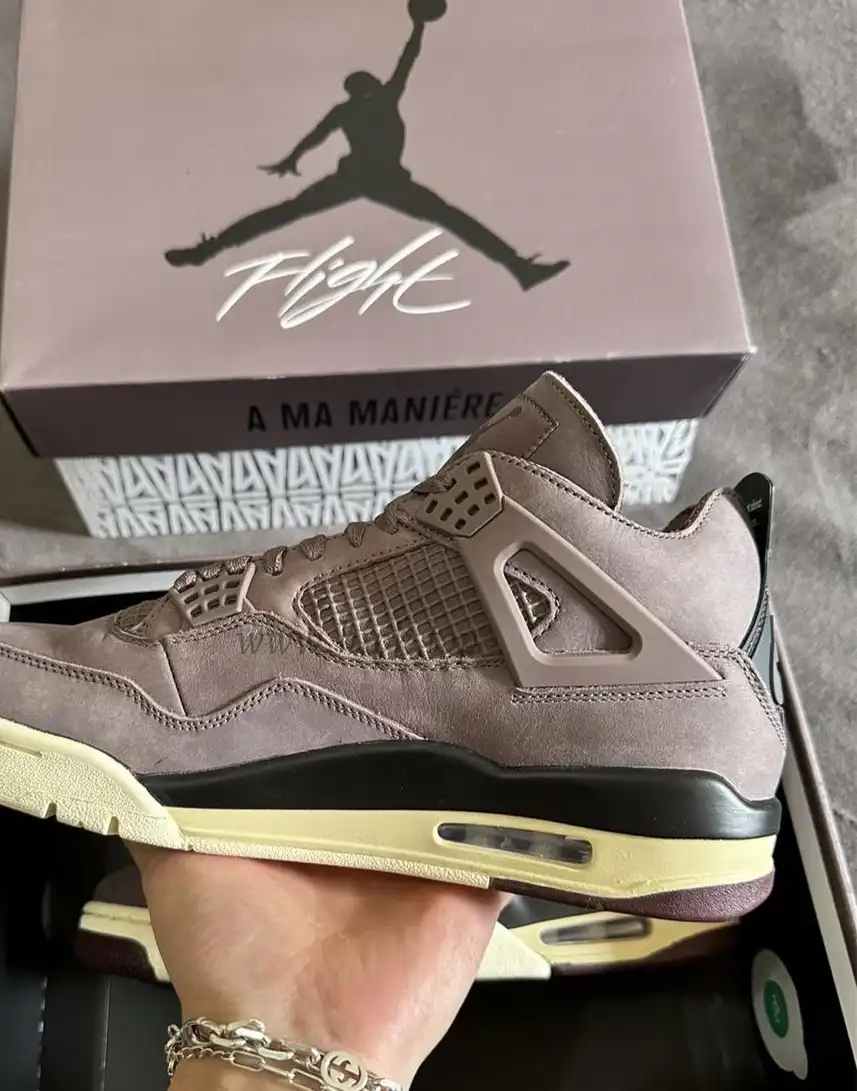 PK GOD Jordan 4 Retro A Ma Maniére Violet Ore RETAIL MATERIALS READY TO SHIP