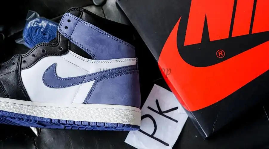 PK GOD Jordan 1 Retro High Blue Moon RETAIL MATERIALS READY TO SHIP