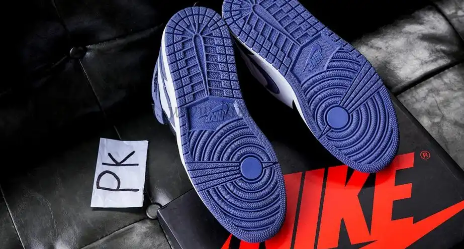 PK GOD Jordan 1 Retro High Blue Moon RETAIL MATERIALS READY TO SHIP