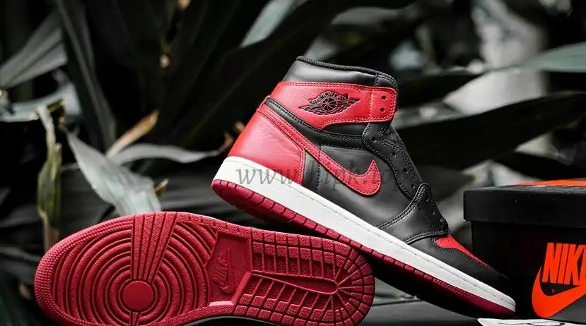 PK GOD Jordan 1 Retro High Bred Banned 2016 RETAIL MATERIALS READY TO SHIP