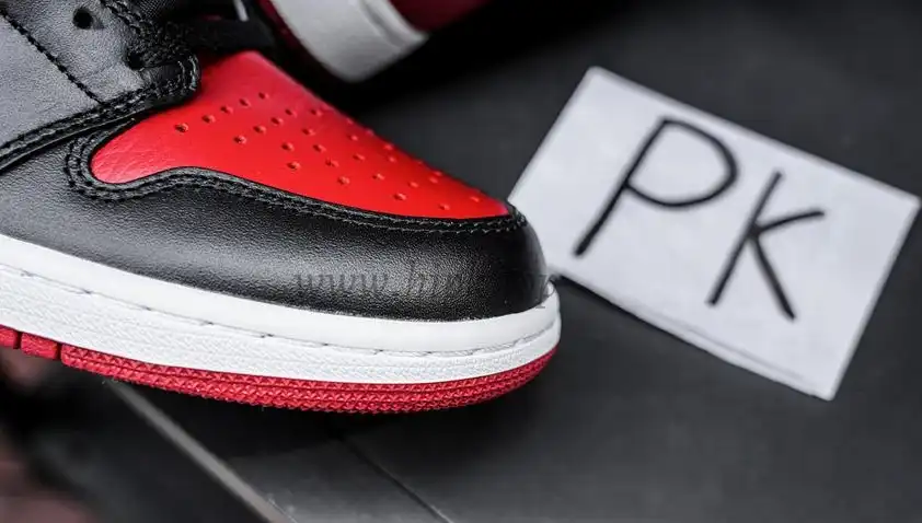 PK GOD Jordan 1 Retro High Bred Banned 2016 RETAIL MATERIALS READY TO SHIP