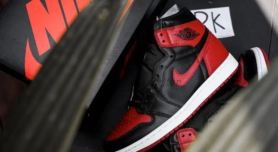 PK GOD Jordan 1 Retro High Bred Banned 2016 RETAIL MATERIALS READY TO SHIP