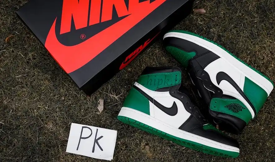 PK GOD Jordan 1 Retro High Pine Green RETAIL MATERIALS READY TO SHIP