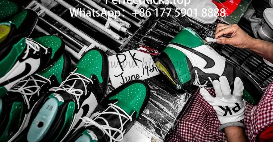 PK GOD Jordan 1 Retro High Pine Green RETAIL MATERIALS READY TO SHIP