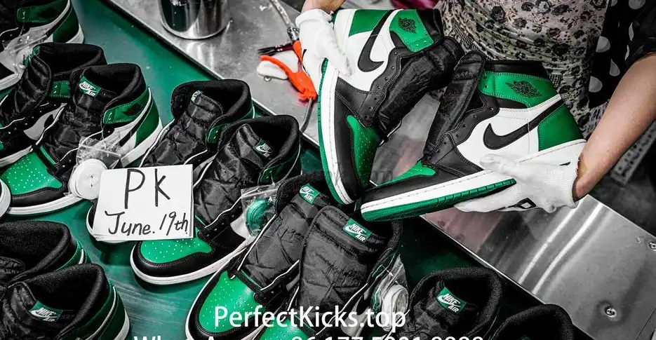 PK GOD Jordan 1 Retro High Pine Green RETAIL MATERIALS READY TO SHIP