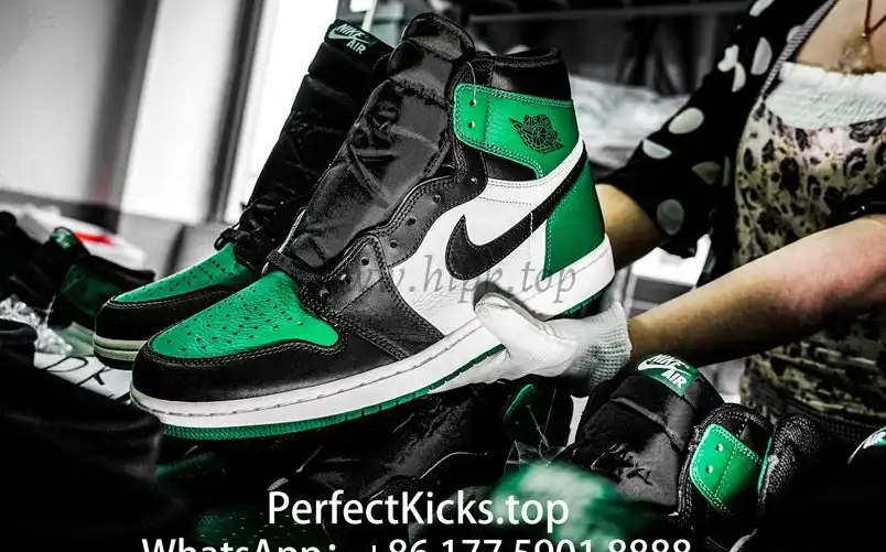 PK GOD Jordan 1 Retro High Pine Green RETAIL MATERIALS READY TO SHIP