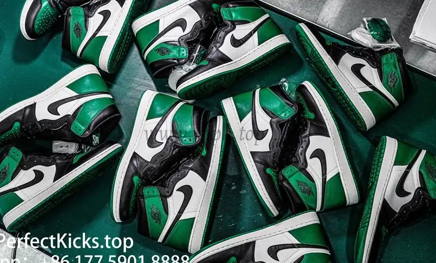 PK GOD Jordan 1 Retro High Pine Green RETAIL MATERIALS READY TO SHIP