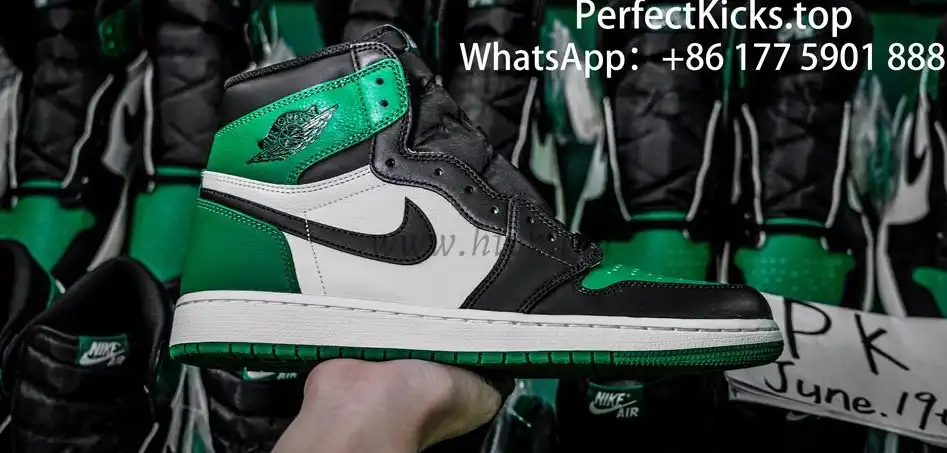 PK GOD Jordan 1 Retro High Pine Green RETAIL MATERIALS READY TO SHIP