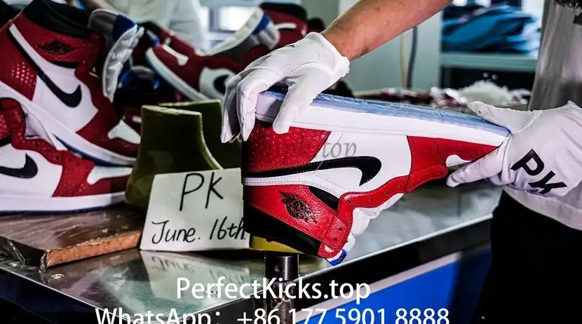 Jordan 1 Retro High Spider Man Origin Story RETAIL MATERIALS READY TO SHIP