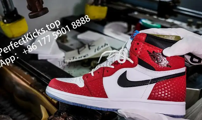 Jordan 1 Retro High Spider Man Origin Story RETAIL MATERIALS READY TO SHIP