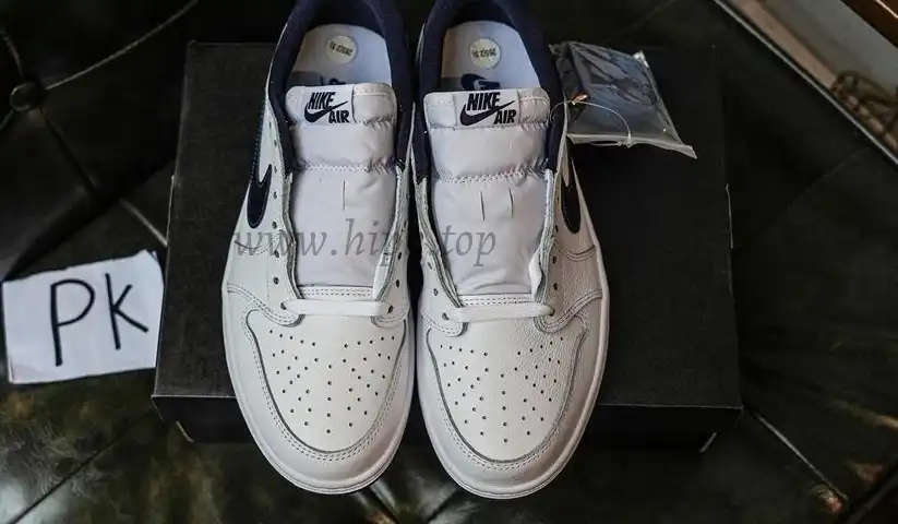 PK GOD Jordan 1 Retro LowMetallic Blue RETAIL MATERIALS READY TO SHIP