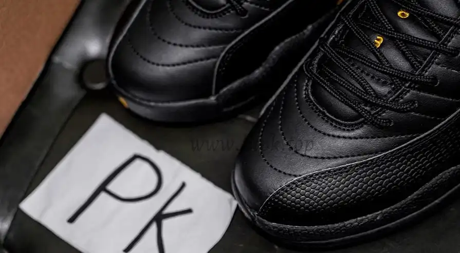 PK GOD Jordan 12 Retro Black Taxi RETAIL MATERIALS READY TO SHIP