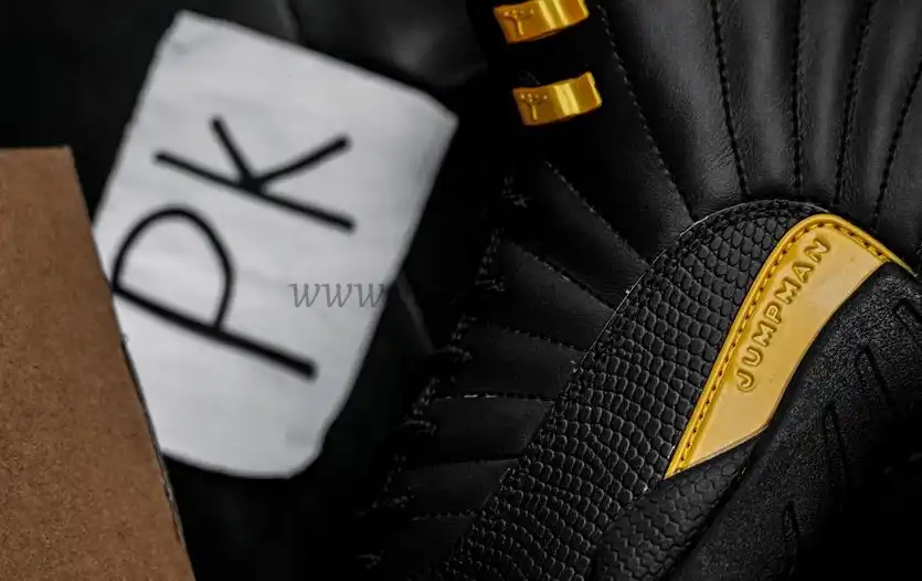 PK GOD Jordan 12 Retro Black Taxi RETAIL MATERIALS READY TO SHIP