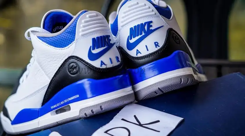 PK GOD Jordan 3 Retro Fragment Blue RETAIL MATERIALS READY TO SHIP