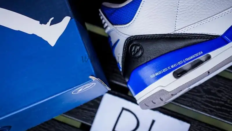 PK GOD Jordan 3 Retro Fragment Blue RETAIL MATERIALS READY TO SHIP