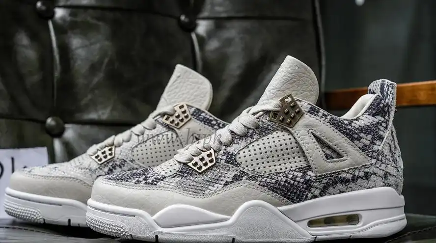 PK GOD Jordan 4 RetroSnakeskin RETAIL MATERIALS READY TO SHIP