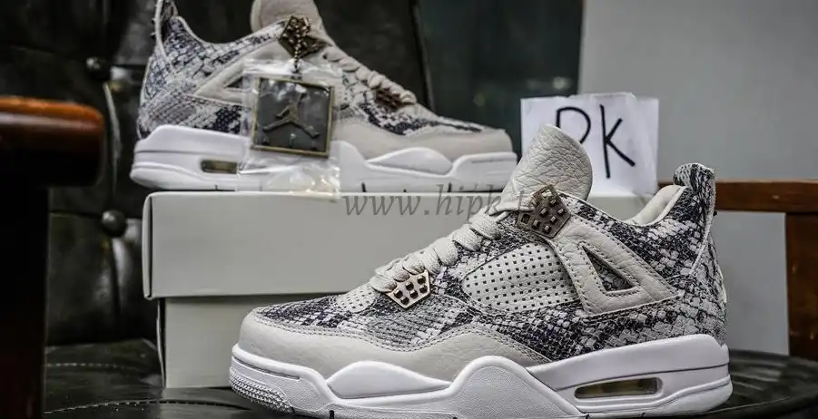 PK GOD Jordan 4 RetroSnakeskin RETAIL MATERIALS READY TO SHIP