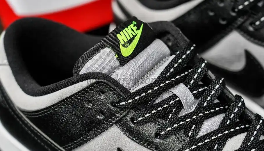 PK GOD Nike Dunk Low Black Grey Green Strike RETAIL MATERIALS READY TO SHIP