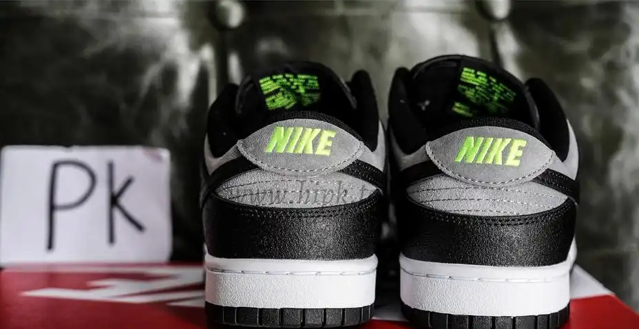 PK GOD Nike Dunk Low Black Grey Green Strike RETAIL MATERIALS READY TO SHIP