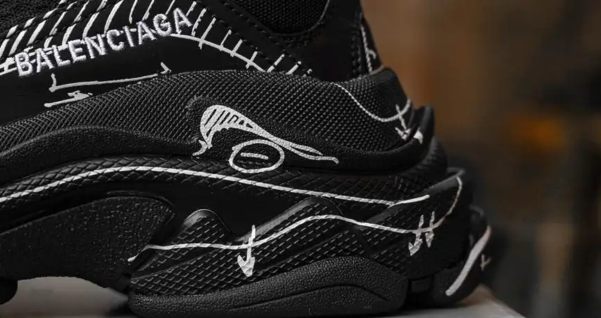 PK GOD Triple S Sketch sneakers RETAIL MATERIALS READY TO SHIP