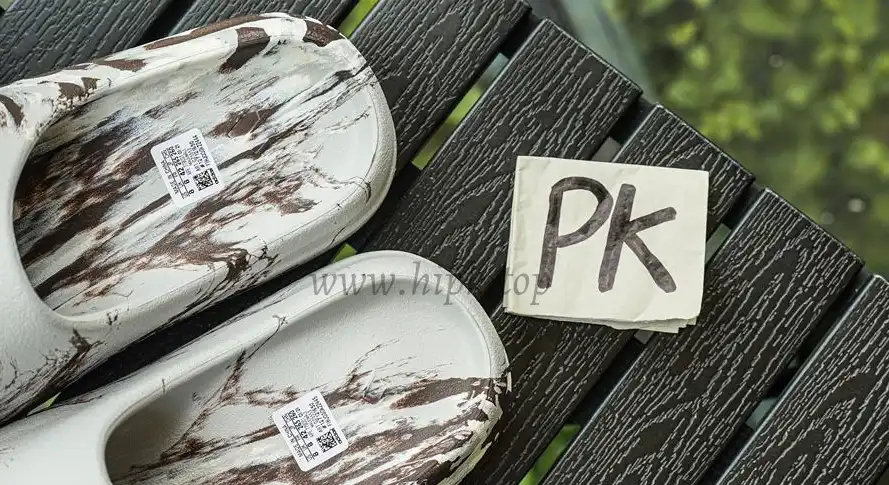 PK GOD Yeezy Slides ‘Enflame Oil’ RETAIL MATERIALS READY TO SHIP