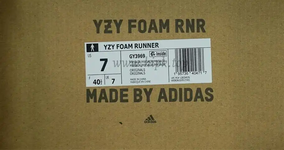 PK GOD adidas Yeezy Foam RNNRMX Sand Grey RETAIL MATERIALS READY TO SHIP