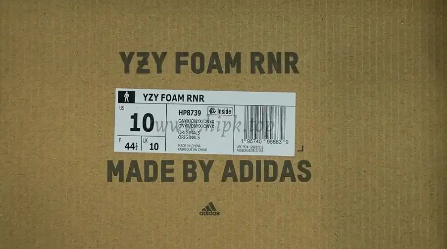 PK GOD adidas Yeezy Foam RNRO nyx RETAIL MATERIALS READY TO SHIP