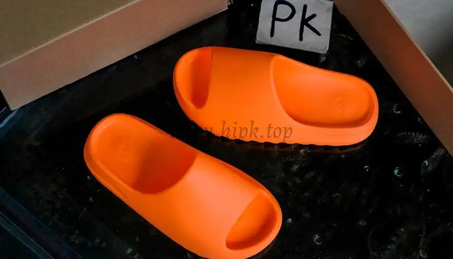 PK God Adidas Yeezy Slide Enflame Orange retail materials ready to ship