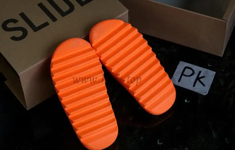 PK God Adidas Yeezy Slide Enflame Orange retail materials ready to ship