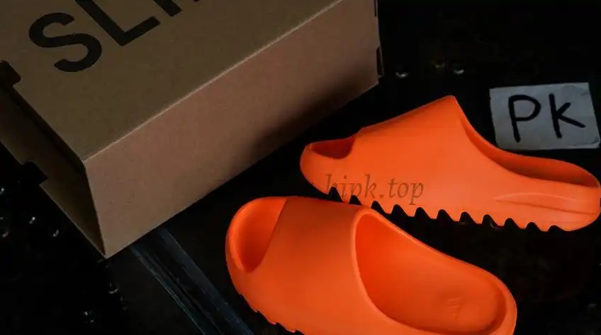 PK God Adidas Yeezy Slide Enflame Orange retail materials ready to ship