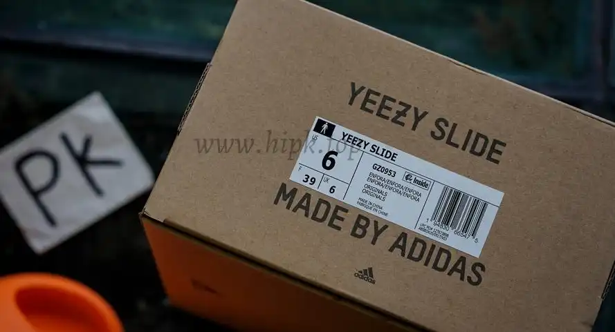 PK God Adidas Yeezy Slide Enflame Orange retail materials ready to ship