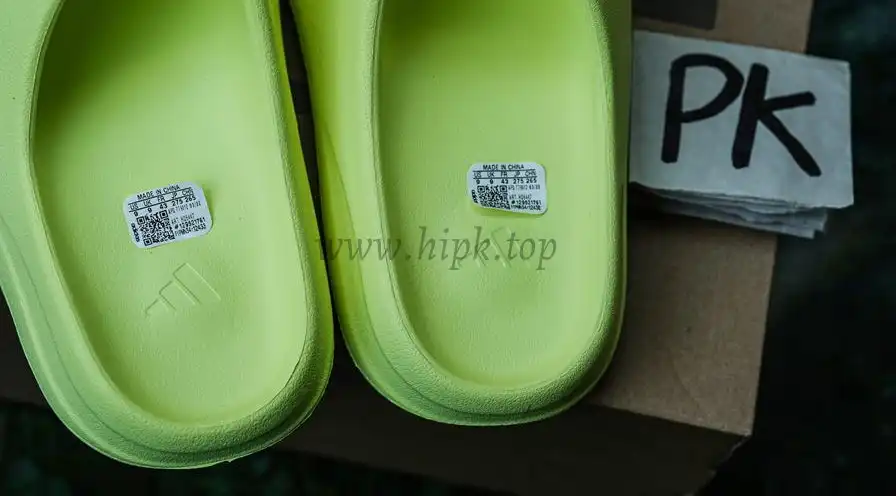 PK GOD adidas Yeezy Slide Glow Green Glossy RETAIL MATERIALS READY TO SHIP