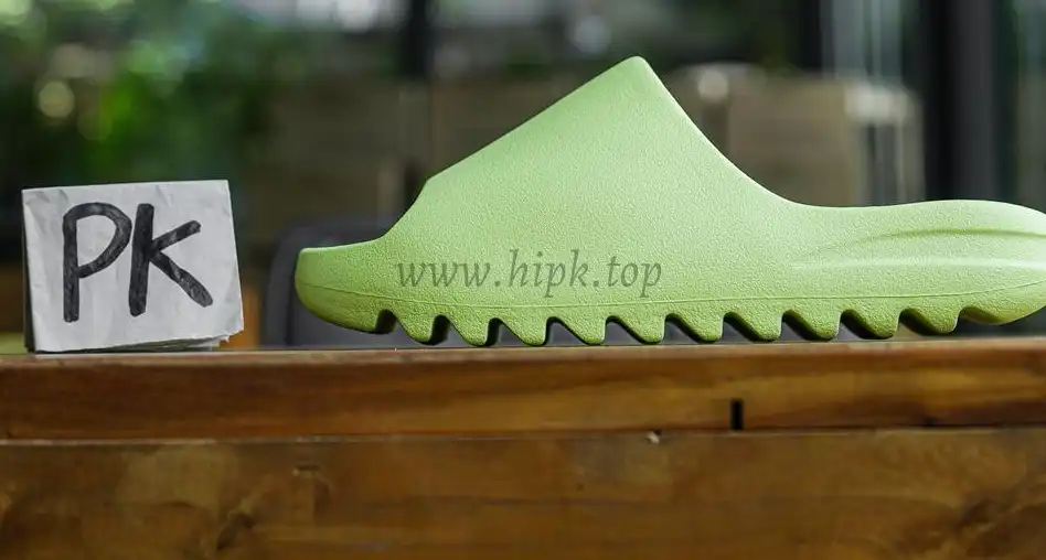 PK GOD adidas Yeezy Slide Glow Green Glossy RETAIL MATERIALS READY TO SHIP