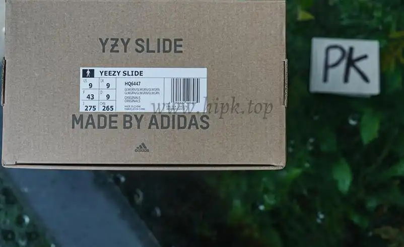 PK GOD adidas Yeezy Slide Glow Green Glossy RETAIL MATERIALS READY TO SHIP