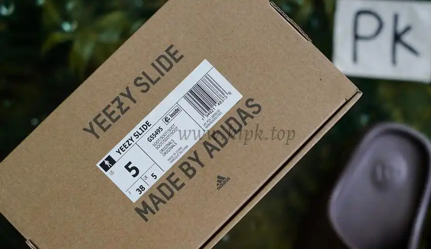 PK GOD adidas Yeezy Slide Soot RETAIL MATERIALS READY TO SHIP