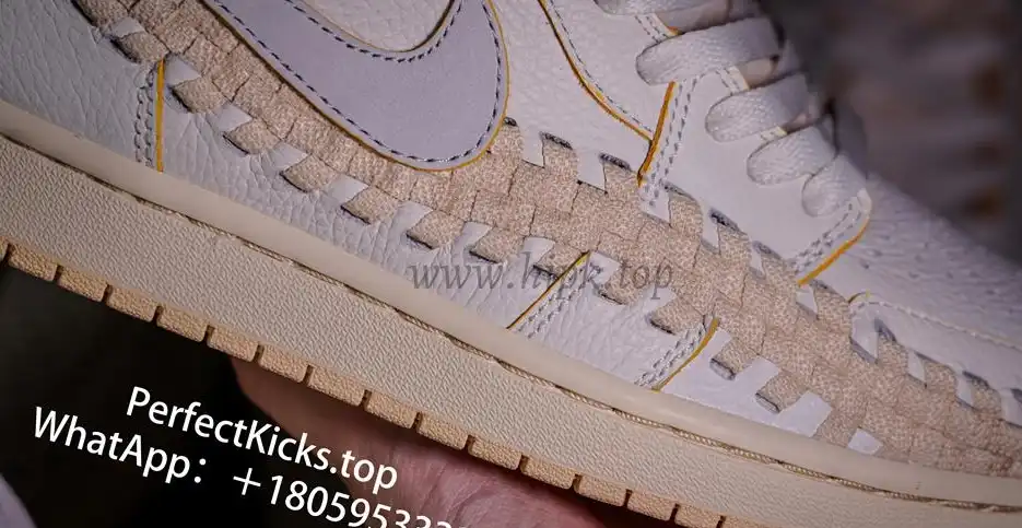 PK GOD Jordan 1 Retro High OG SPUnion Woven Sail RETAIL MATERIALS READY TO SHIP