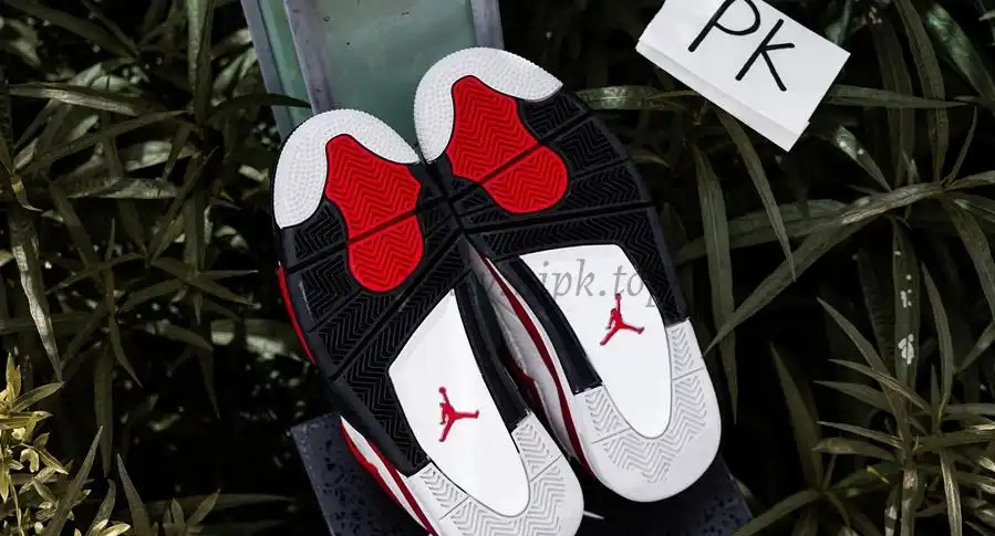 PK GOD Jordan 4 Retro Red Cement RETAIL MATERIALS READY TO SHIP