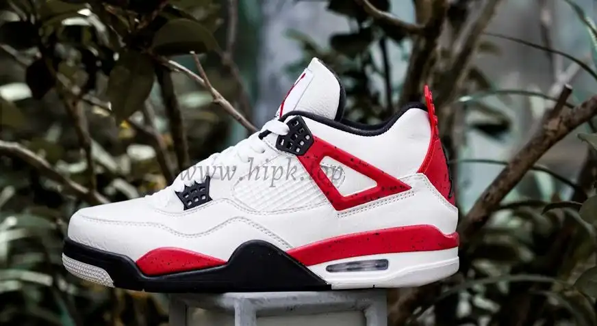 PK GOD Jordan 4 Retro Red Cement RETAIL MATERIALS READY TO SHIP