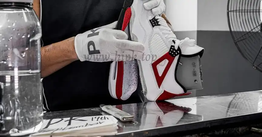 PK GOD Jordan 4 Retro Red Cement RETAIL MATERIALS READY TO SHIP